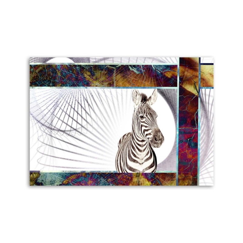 Leinwandbild - Faszinierendes Zebra | Feeby
