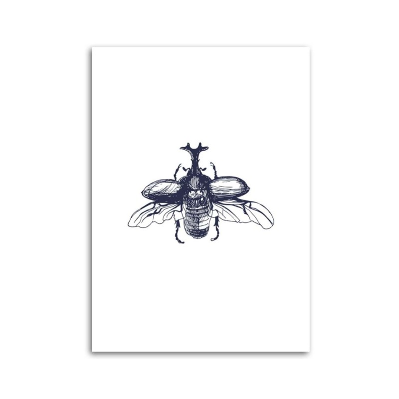 Modernes Wandbild - Fliegender Käfer | Feeby