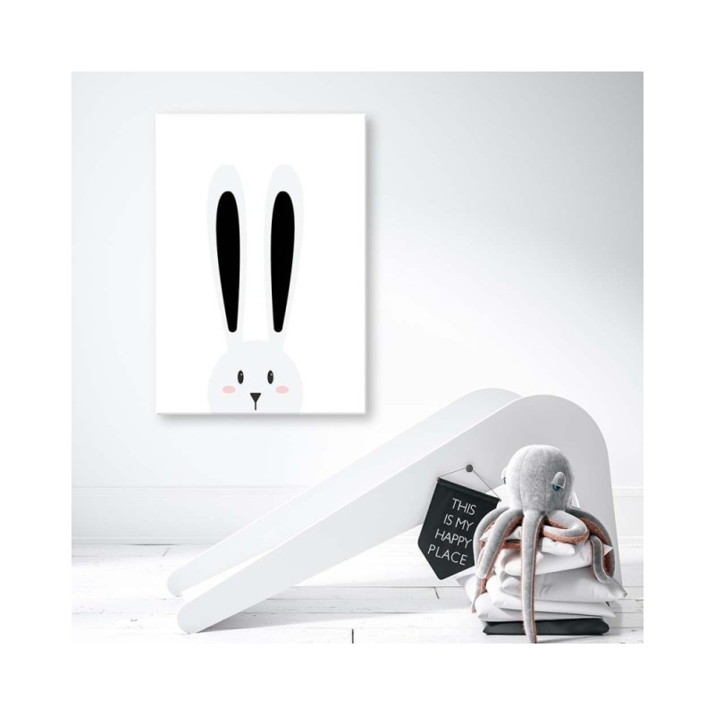 Leinwandbild modern - Kaninchenohren | Feeby