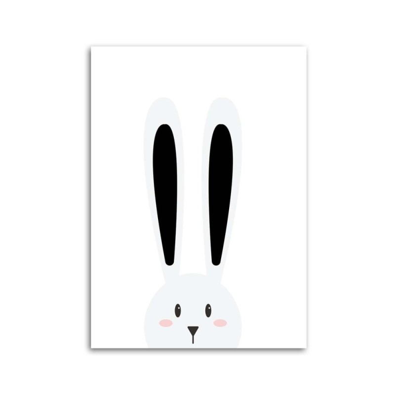 Leinwandbild modern - Kaninchenohren | Feeby