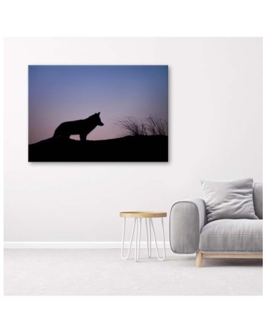 Dekoratives Leinwandbild - Jagd im Morgengrauen | Feeby