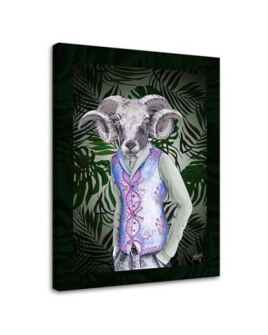 Canvas prints for a teenager's room - Head of a ram - Modern | FEEBY