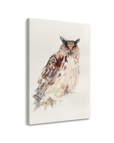 Sight of an owl Dorota Martyńska - Canvas painting for the living room | FEEBY