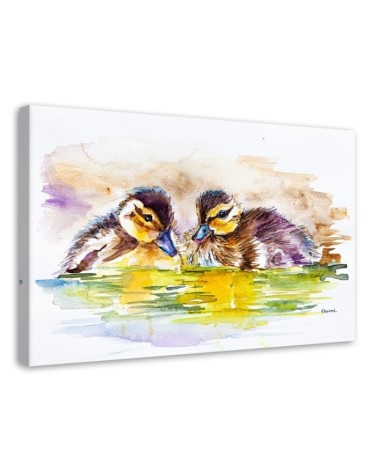Canvas print for room - Two little ducks | FEEBY