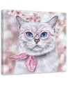Canvas prints for a child - Cat's world through rose-coloured glasses | FEEBY