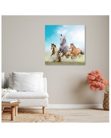 Leinwandbild modern - Galoppierende Pferde | Feeby