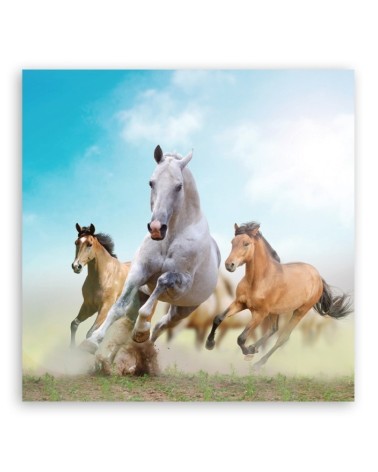 Leinwandbild modern - Galoppierende Pferde | Feeby