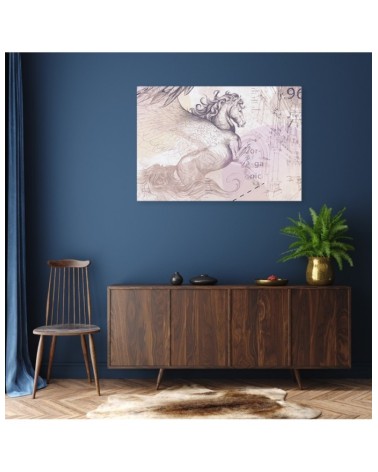 Leinwandbild - Pegasus Pferd Abstrakt | Feeby