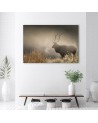 Obraz do salonu canvas - Jeleń we mgle natura krajobraz | FEEBY