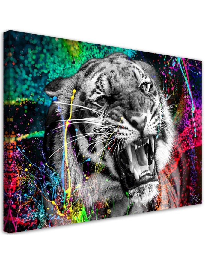 Leinwandbild - Tiger Animal Natur | Feeby