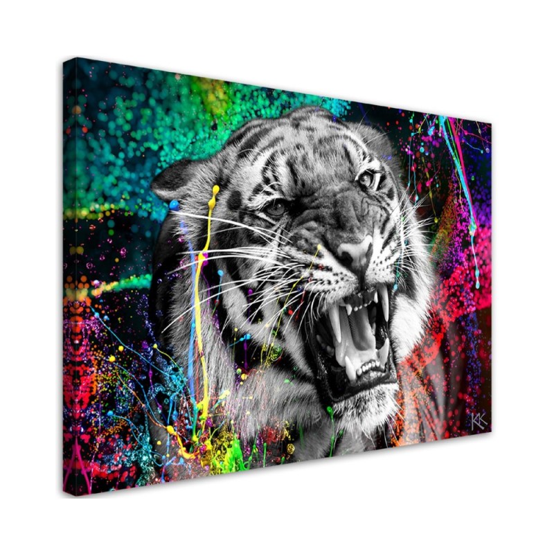 Leinwandbild - Tiger Animal Natur | Feeby