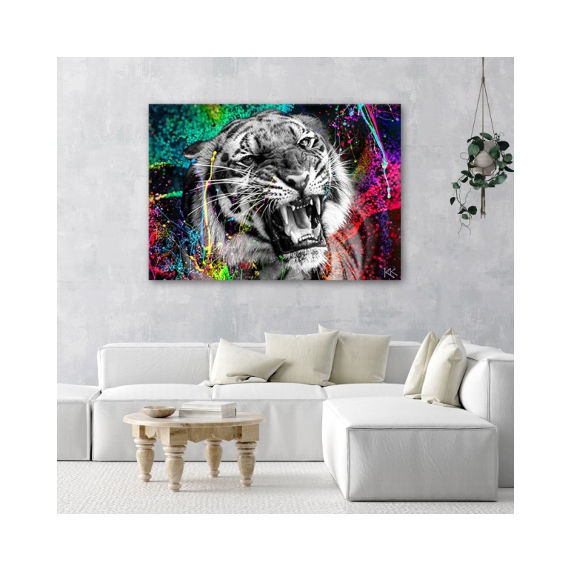 Leinwandbild - Tiger Animal Natur | Feeby