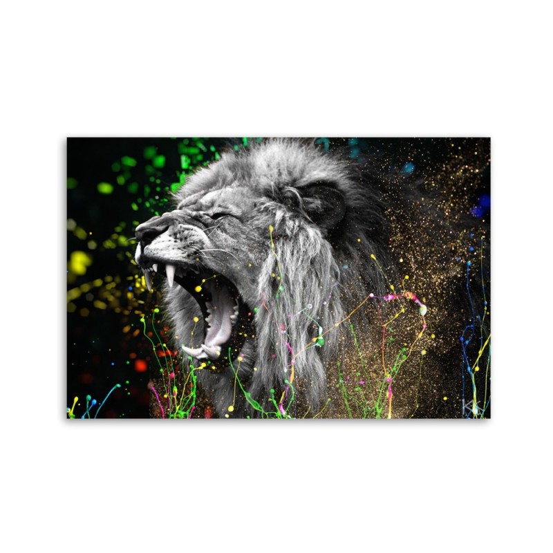 Bild auf Leinwand - Löwe Tier Natur | Feeby