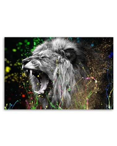 Bild auf Leinwand - Löwe Tier Natur | Feeby