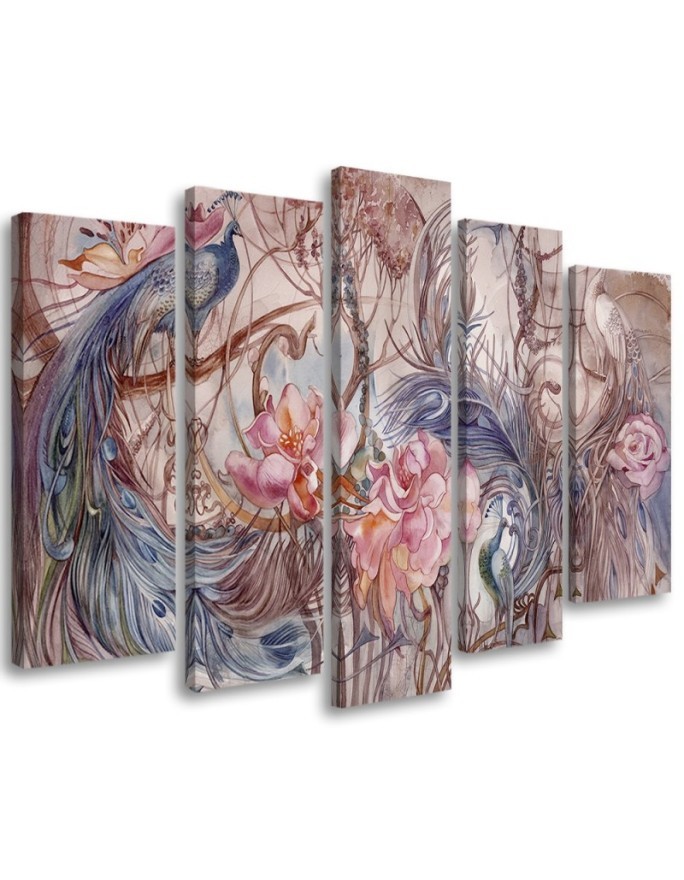 Wandbild für Wohnzimmer - Zauberpfote | Feeby