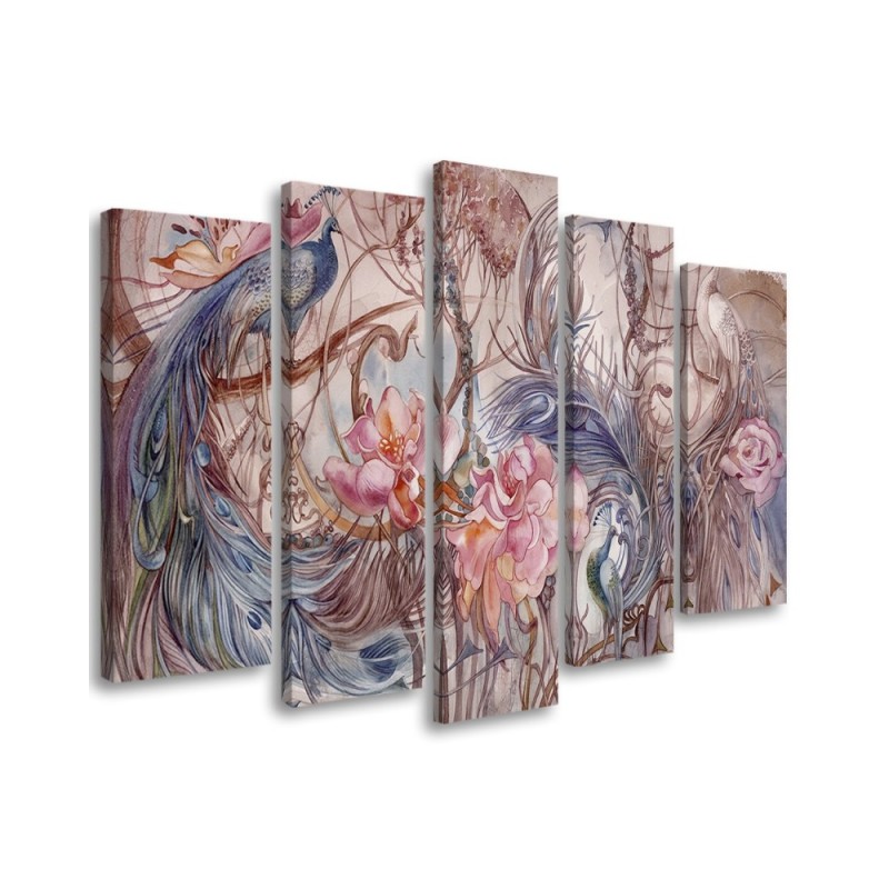 Wandbild für Wohnzimmer - Zauberpfote | Feeby