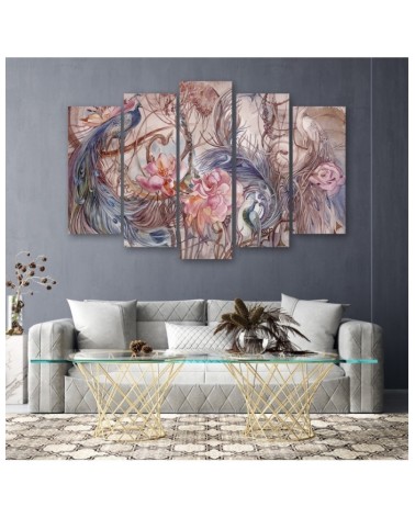 Wandbild für Wohnzimmer - Zauberpfote | Feeby