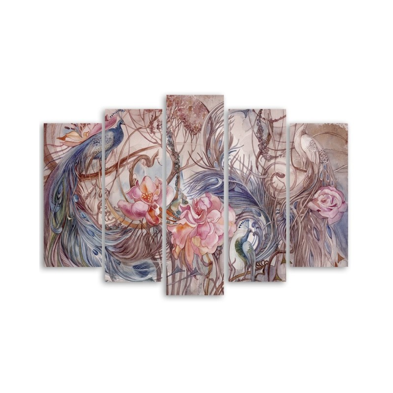 Wandbild für Wohnzimmer - Zauberpfote | Feeby