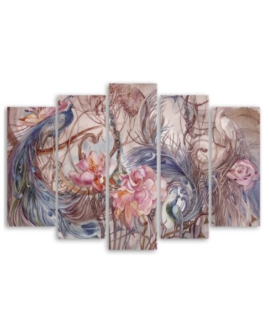 Wandbild für Wohnzimmer - Zauberpfote | Feeby