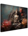 Najmodniejsze wzory do salonu - Budda Kwiaty Zen | FEEBY