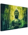 Stylowe obrazy do salonu - Budda i bambusy zen | FEEBY