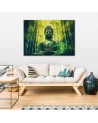 Stylowe obrazy do salonu - Budda i bambusy zen | FEEBY