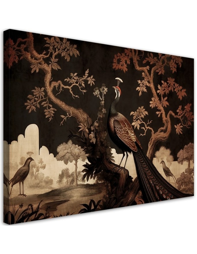 Modernes Wandbild - Orientalischer Baumpfau | Feeby