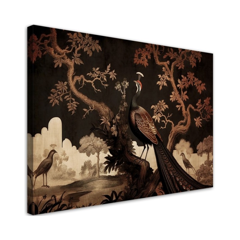 Modernes Wandbild - Orientalischer Baumpfau | Feeby