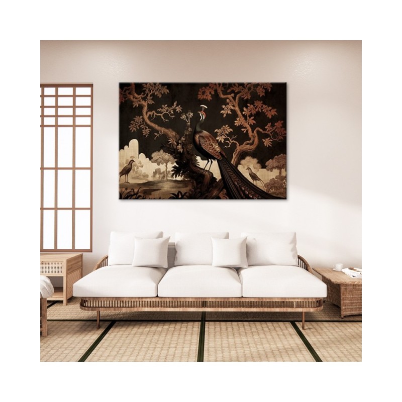 Modernes Wandbild - Orientalischer Baumpfau | Feeby