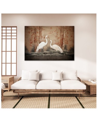 Dekoratives Leinwandbild - Tier Orientalischer Vogel | Feeby