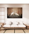 Exclusive Canvas paintings for the bedroom - Animal Oriental bird | FEEBY