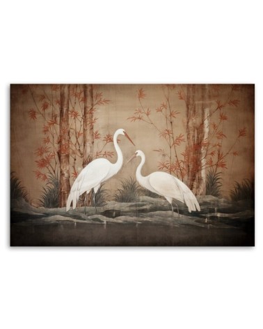 Dekoratives Leinwandbild - Tier Orientalischer Vogel | Feeby