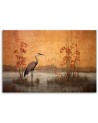 Wall art paintings for the living room - Oriental crane | FEEBY