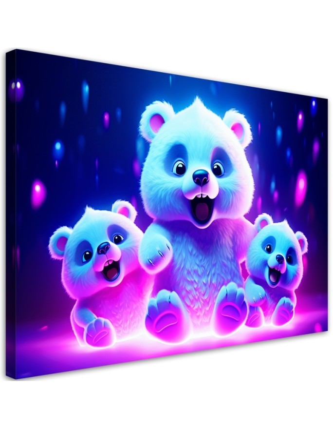 Bild auf Leinwand - Niedlicher Baby-Eisbär | Feeby