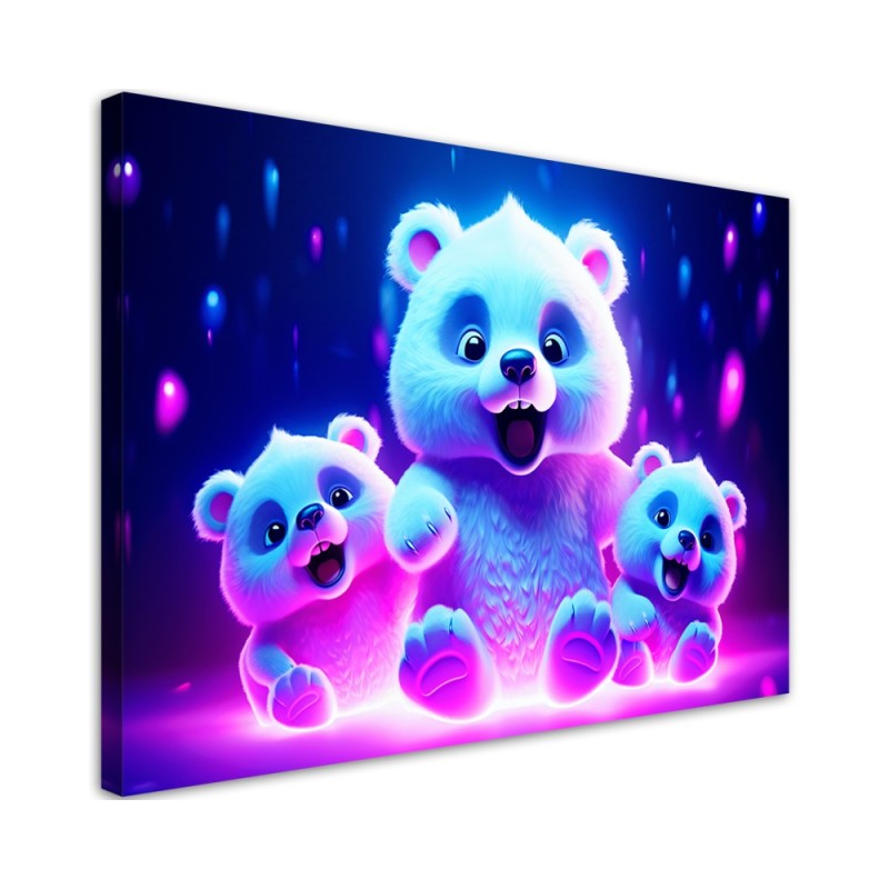 Bild auf Leinwand - Niedlicher Baby-Eisbär | Feeby