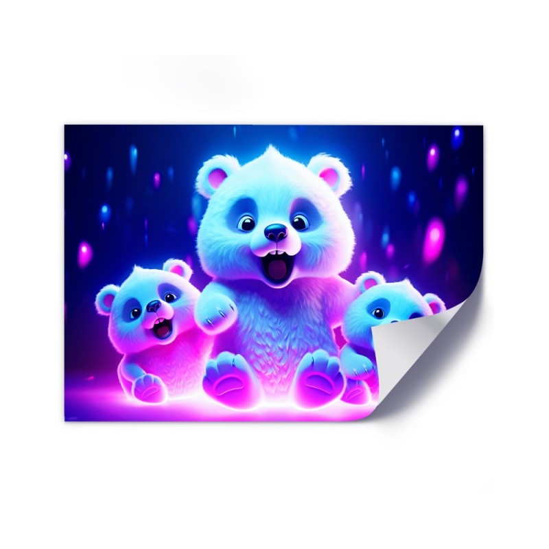 Obrazy dziecięce - Uroczy niedźwiadek polarny | FEEBY
