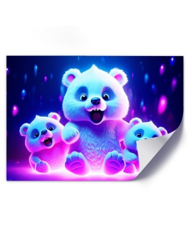 Bild auf Leinwand - Niedlicher Baby-Eisbär | Feeby
