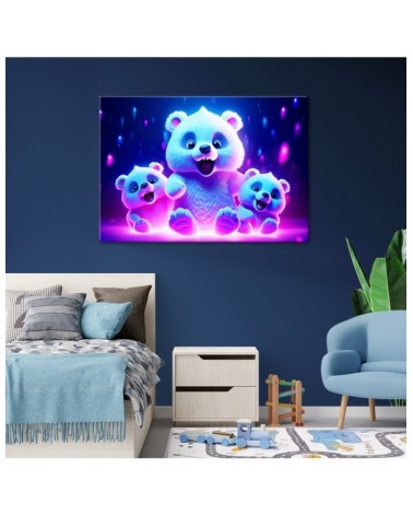 Bild auf Leinwand - Niedlicher Baby-Eisbär | Feeby