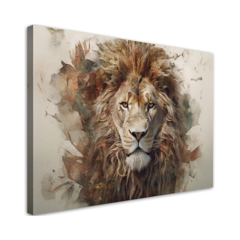 Leinwanddruck - Löwe Tier Afrika | Feeby