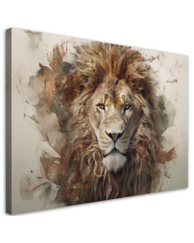 The most fashionable AI wall paintings - Lion Animal Africa | FEEBY