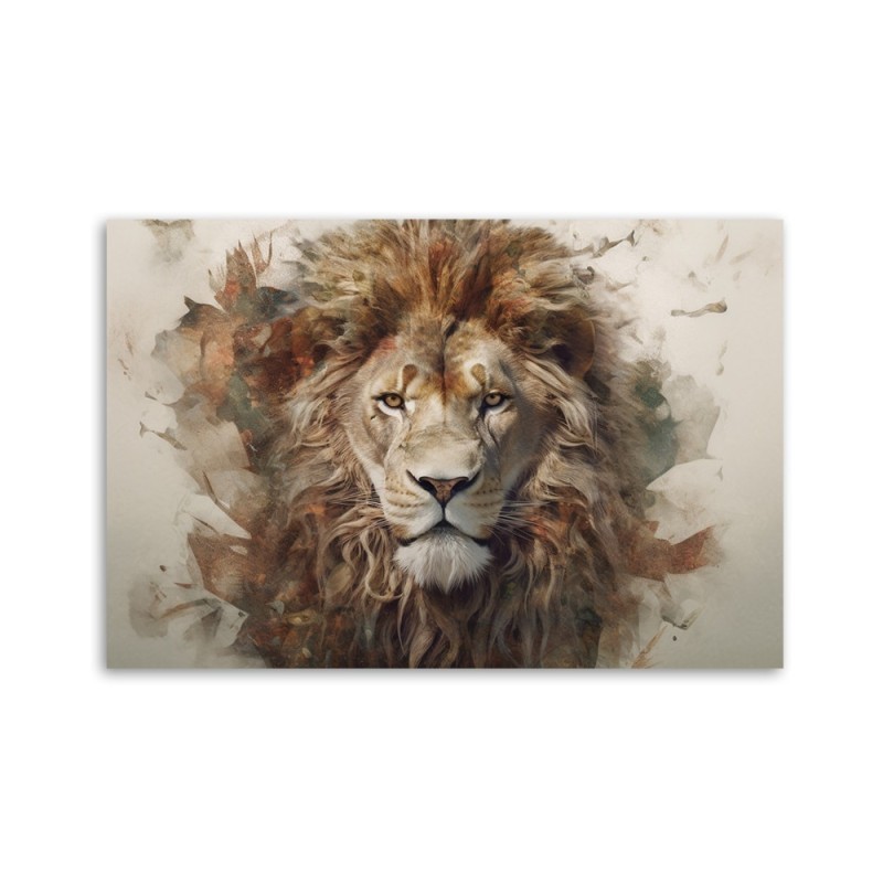 Leinwanddruck - Löwe Tier Afrika | Feeby