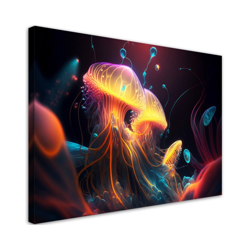 Leinwandbild - Bunte Meeresabstraktion | Feeby