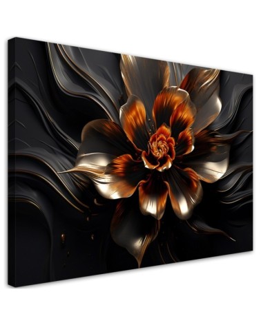 Leinwanddruck - Lotusblume glamourös AI | Feeby