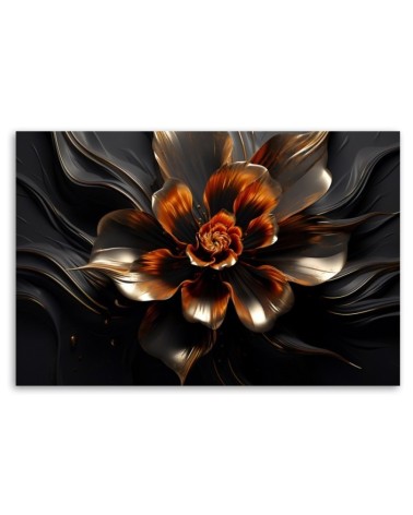 Leinwanddruck - Lotusblume glamourös AI | Feeby