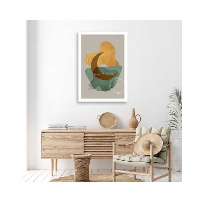 Modernes Wandbild - Mondstrahl boho | Feeby