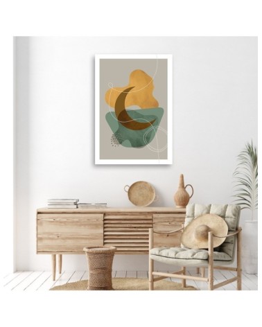 Modernes Wandbild - Mondstrahl boho | Feeby