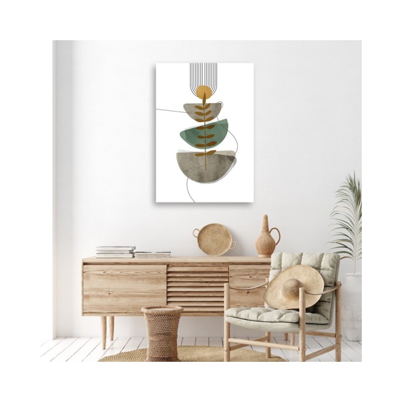 Bild auf Leinwand - Geometrische Abstraktion boho | Feeby