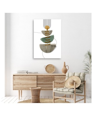 Bild auf Leinwand - Geometrische Abstraktion boho | Feeby