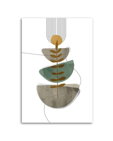 Bild auf Leinwand - Geometrische Abstraktion boho | Feeby