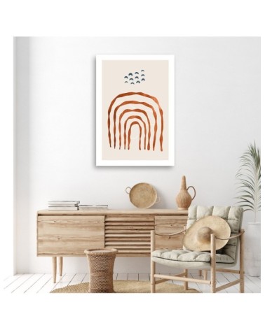 Obraz do pokoju dziecka - Tęcza w stylu boho